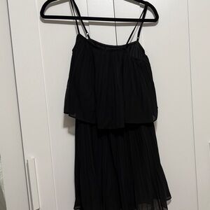 Casual Black Romper